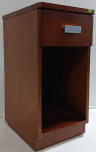 (1) Wooden Nightstand - 12"x17"x24¼"