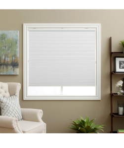 2)Cellular Shades Blackout Shades Honeycomb White 35x64"