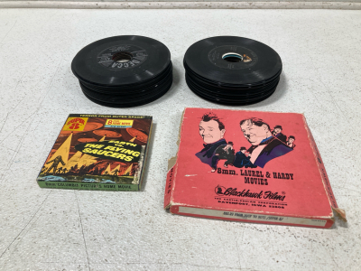 (2) 8mm Movies & A Pile Of 45 Records