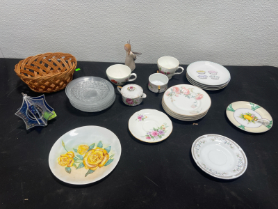 Assorted Vintage Glass Dishes- Made In Germany, England, And China