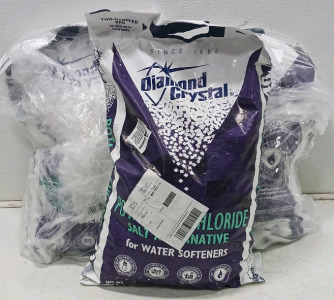 (3) Diamond Crystal Potassium Chloride Water Softener Salt - 40 lbs