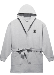 2) Size M/L Women's Savage X Fenty Showgirl Savage Graphic Short Robe (1) Hunter Green (1) Platinum Grey