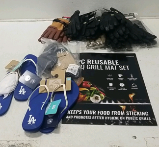 (10) BlackHawk SOLAG RECON Gloves, (1) Dakine Tacoma Gloves, 2pc BBQ Grill Mats, and More!