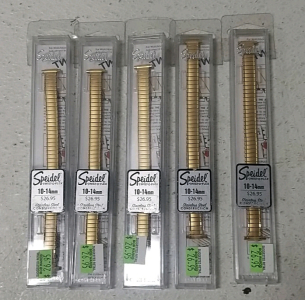 (5) Speidel Twist o Flex 10-14 mm Watch Bands