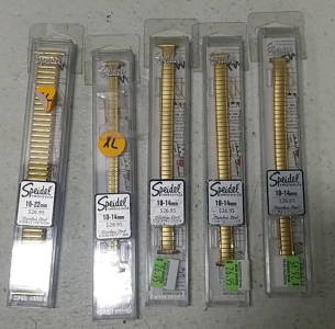 (5) Speidel Twist o Flex 10-14 mm Watch Bands