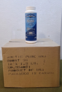(1) Box Of (12) 1.5-Pound Bottles Of Artic Pure Boost, Chlorinating Granules