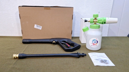 (1) Power Washer Trigger/Handle Assy & (1) Quick Connect Foam Cannon Set