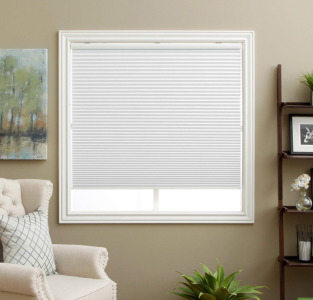 (2) Cellular Cordless Blackout Honeycomb Blinds 35&rdquo;x64&rdquo;