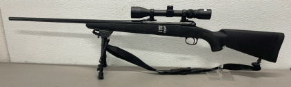 Savage Model 111 7mm Caliber, Bolt Action Rifle W/ Soft Case, Bi-Pod, Bushnell Scope, And Allen Shoulder Sling