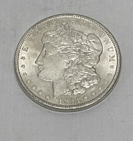 1921 Morgan Silver Dollar (Verified)