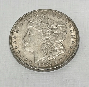 1921 Morgan Silver Dollar (Verified)