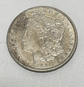 1921 Morgan Silver Dollar (Verified)