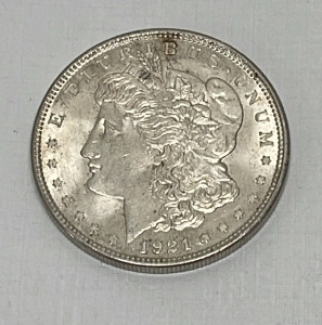 1921 Morgan Silver Dollar (Verified)