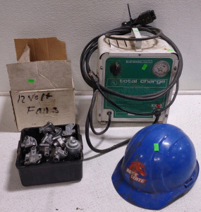 EZ-GO Textron Total Charge III 36V Golf Cart Battery Charger, Boise State Hard Hat Helmet, (9) Bosch 0390206693 Seat Motor, & More!