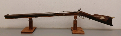 French O.H. Bogart Heavy Barrel Buffalo Rifle .50 Cal