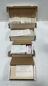 (4) Complete Various Vintage Baseball Sports Card Sets Including: 1991 Topps Stadium Club Series 2, 1991 Donruss Studio, 1992 Donruss Baseball Series 2, and 1992 Fleer Ultra Series 1/Series 2 (1,851 Cards)