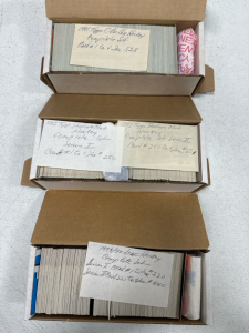 (3) Complete Various Vintage Hockey Sports Card Sets Including: 1992 Topps Stadium Club Series 1/Series 2, 1991 Topps O-Pee-Chee, 1993-94 Leaf Series 1/Series 2 (1,469 Cards)