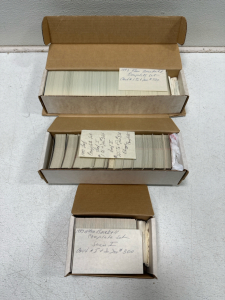 (3) Complete Various Vintage Baseball Sports Card Sets Including: 1991 Leaf Series 1/Series 2, 1992 Fleer Baseball, and 1993 Fleer Ultra Series 1 (1,548 Cards)