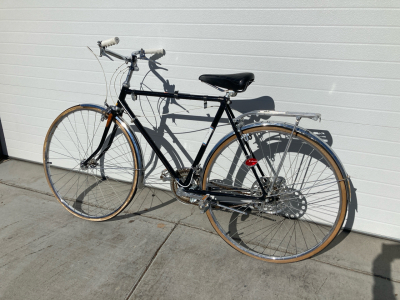 Black Vintage Eagle Bike