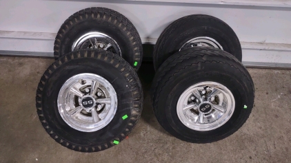 (4) 18"x 8.50-8NHS Good Year Tires for Golf Cart