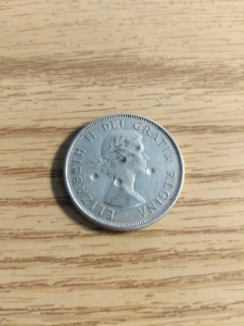 Canadian 50&cent; Piece Elizabeth II 1960