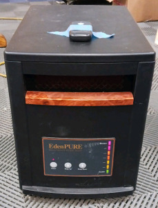 (1) EdenPURE Quartz Infrared Portable Heater - 1000XL w/ Remote - Fully Functional!