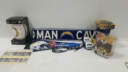 FootBall Chargers Items! Decor, Footballs, and More!