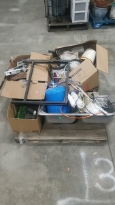 Pallet of Various Plumbing Items, Painting/ Dry Wall, Other Housing Construction Items