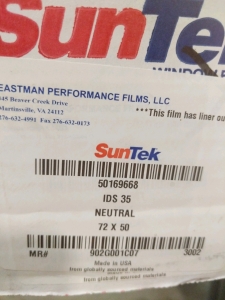 Eastman Performance Films SunTek IDS35 Neutral 72"x50'