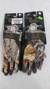 (2) Terramar Predator Extreme Weight Glove Liners - Medium