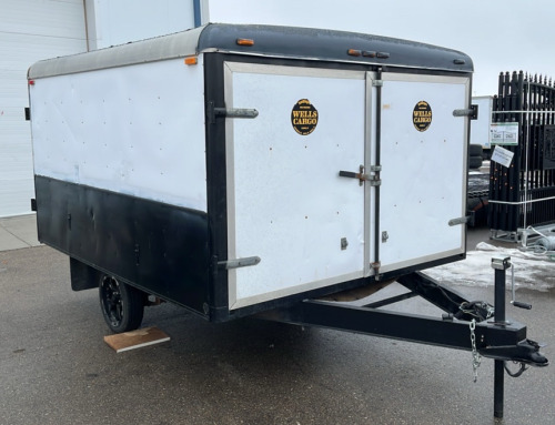 14&rsquo; Single Axel Wells Cargo Carpeted Interior Trailer