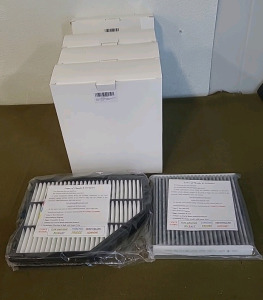 (4) JYBU182-12606, Engine Air & Cabin Air Filter Sets
