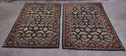 (2) Matching 36&frac12;"x 53" Classic Wool Collection Rugs