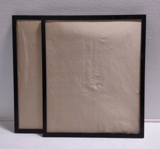 (2) 21"x 25" (Black) Framed Corkscrew Boards w/ Fabric Cover