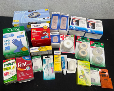 Assorted First Aid Supplies- Unopened
