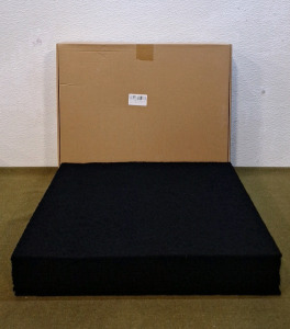 (1) Box Of (12) Activated Carbon Pre Filters, 14-1/8"W x 17-1/8"L x 1/8" Thick