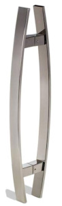48&rdquo; Chrome Mirror Square Contemporary Entry Door Handle Bar (sp5)
