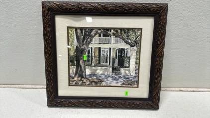 House on the Street Ornate Framed Artwork (14&rdquo; x 16&rdquo;)