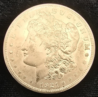 1921 Morgan Silver Dollar- 90% Silver Authenticated