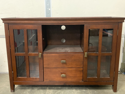 Beautiful Wooden Entertainment Center
