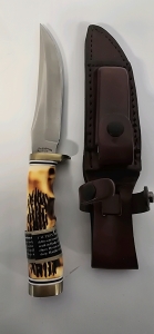 New In Box Schrade Uncle Henry Knife With Leather Sheath