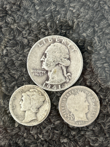 (3) Vintage Coins