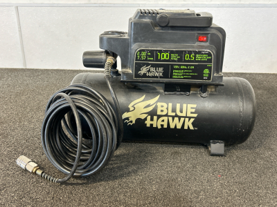 Blue Hawk 2 Gallon Air Compressor With Air Hose