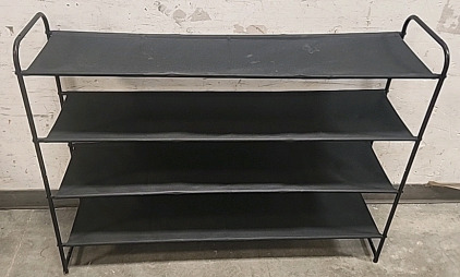 4 place Shelf..black..