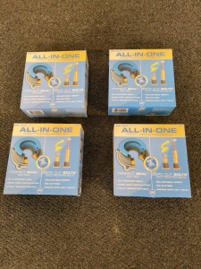 (4) All-in-One Toilet Installation Kits