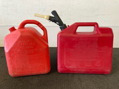 (2) Gas Cans