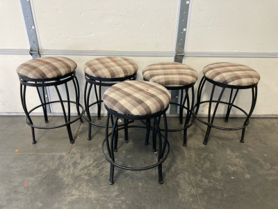 (5) Padded Stools