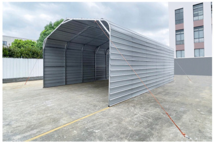 *At Meridian* Metal Garage Sz.30&rsquo;x20&rsquo;13&rsquo;