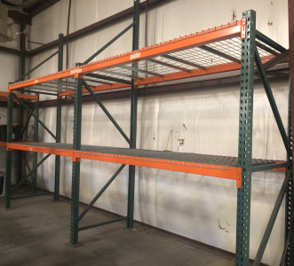 Industrial Shelving Unit 16&rsquo;19&rdquo;x3&rsquo;6&rdquo;x12&rsquo;
