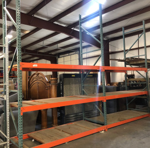 Industrial Shelving Unit 201&rdquo;x36&rdquo;x144&rdquo;